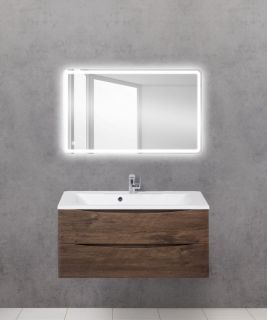 Зеркало BelBagno с LED-подсветкой и кнопочным управлением SPC-MAR-1000-600-LED-BTN